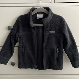 Columbia Fleece Jacket, Black, Toddler 3T